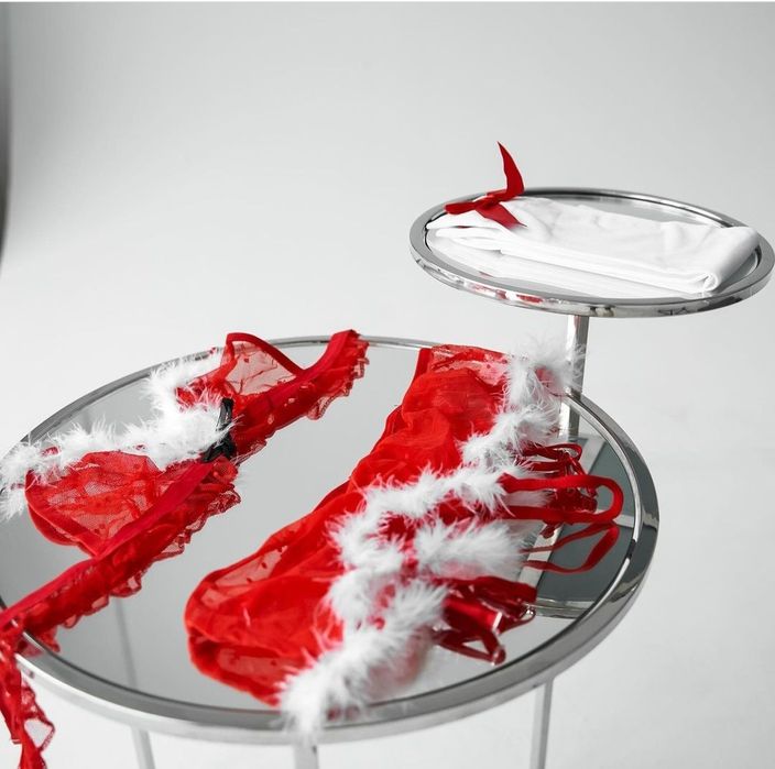 Костюм игровой Снегурочка Новогодний комплект белья еротична Снігурка