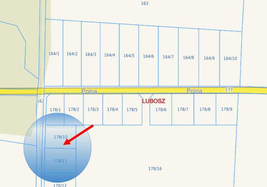 2 działki budowlane | 856 i 912 m² | WZ | las, jezioro | Lubosz – 75 zł/m² - Widok 3
