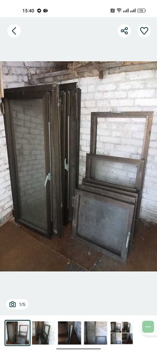 Вікна з алюмінієвого профілю. Спецзамовлення.. Поштучно / Оптом  1500  Договорна