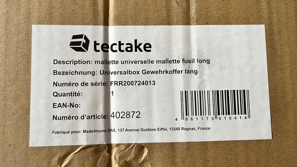 Walizka pojemnik na broń długą lub na narzędzia PDR