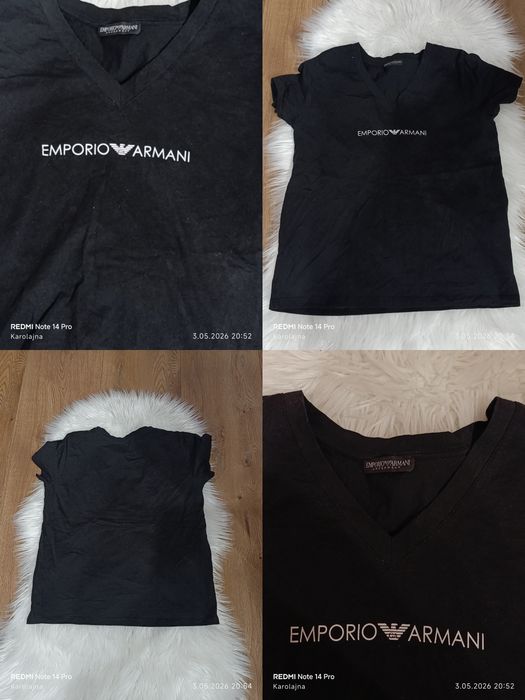 Emporio Armani t-shirt damski rozmiar L