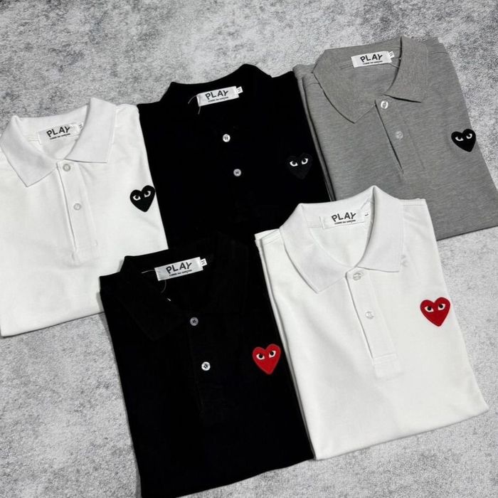 Play Comme des Garcons поло | polo cdg | плей кдг футболка з сердечком