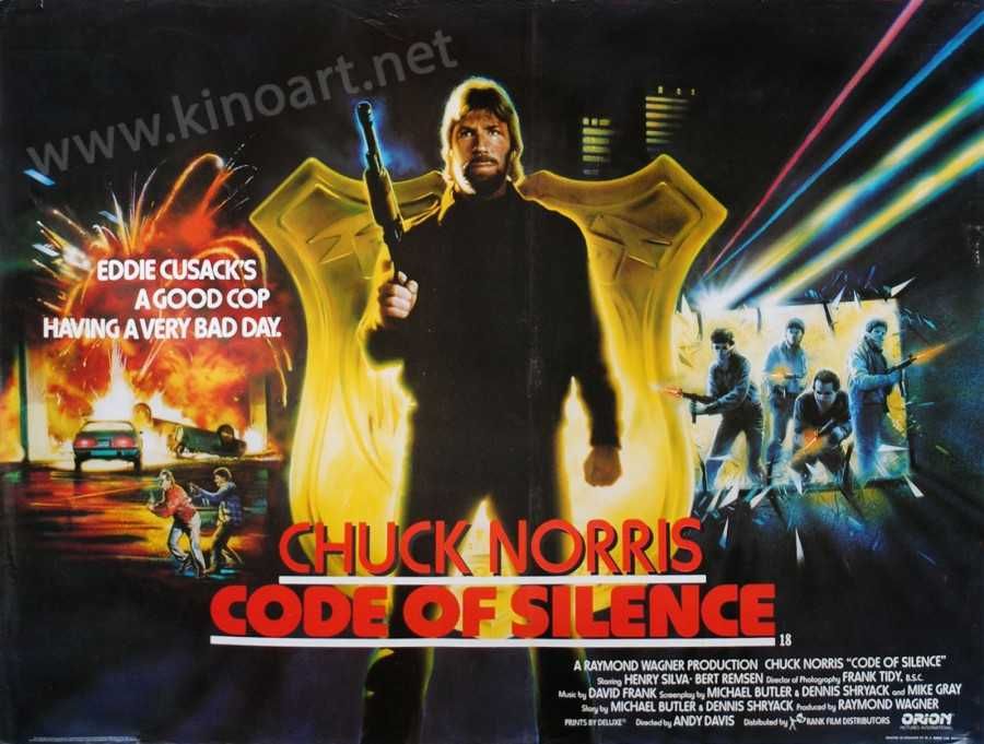CÓDIGO DE SILÊNCIO (Chuck Norris) Ação e artes marciais em máximos
