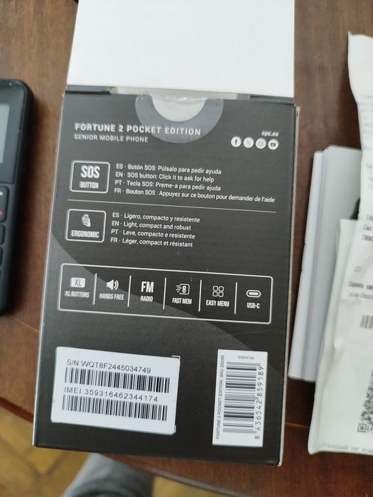 Telefone SPC semi-novo.