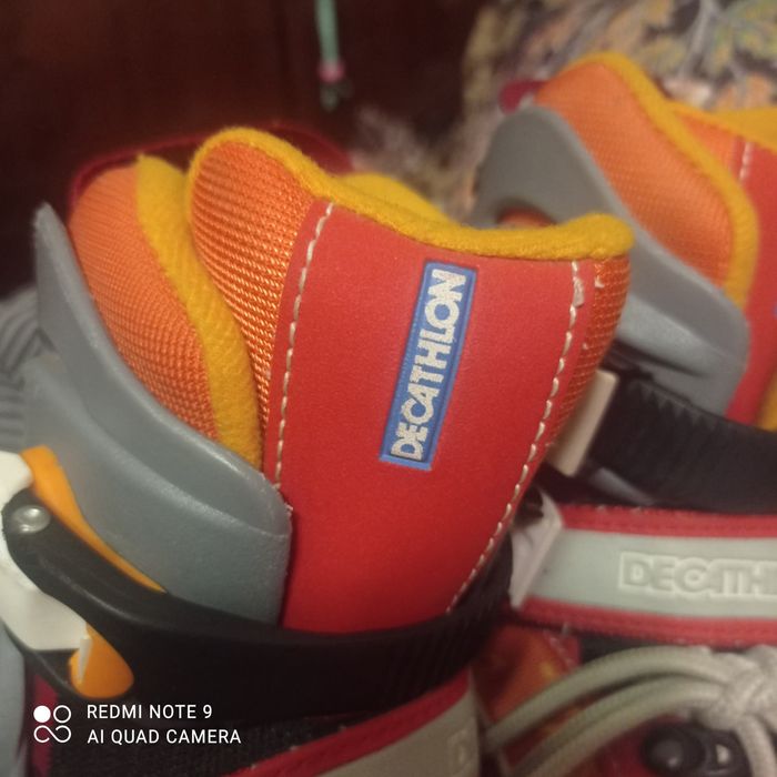 Коньки роликовые фирменные. Размер 35-36