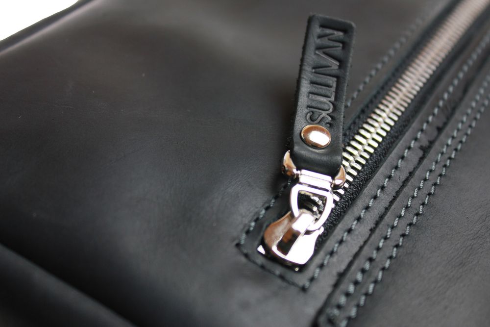 Сумка маленька шкіряна клатч SULLIVAN smmbk13-1(25) чорна