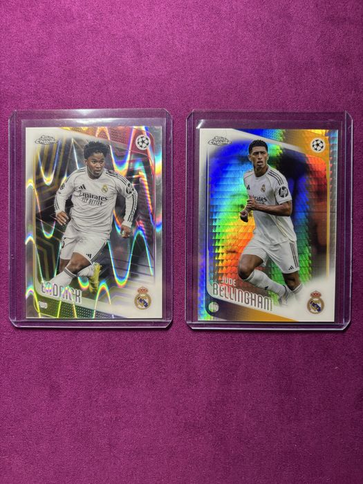 Cartas Endrick bellingham topps chrome