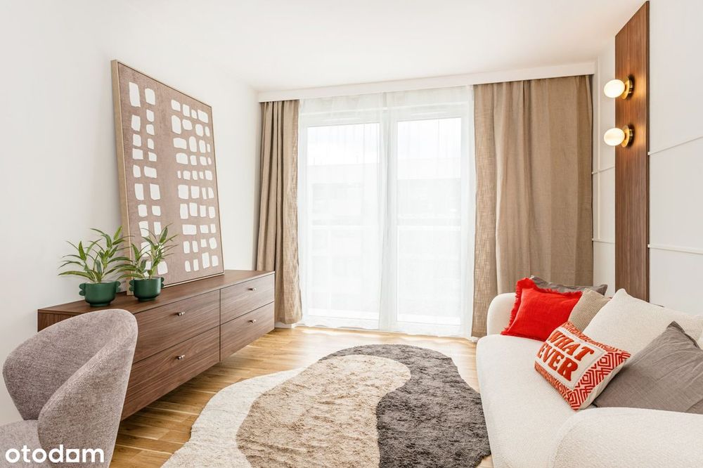 Eleganckie, nowe mieszkanie z balkonem, przy Lasku Marcelińskim
