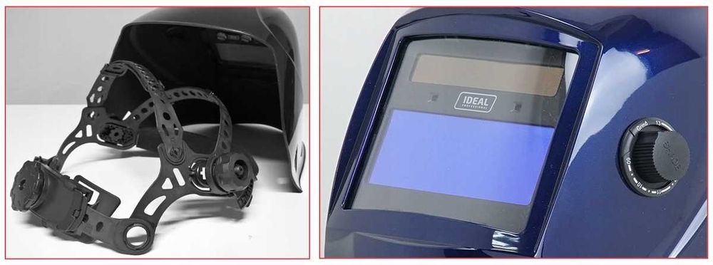 PRZYŁBICA samościemniająca MASKA spawalnicza LCD
