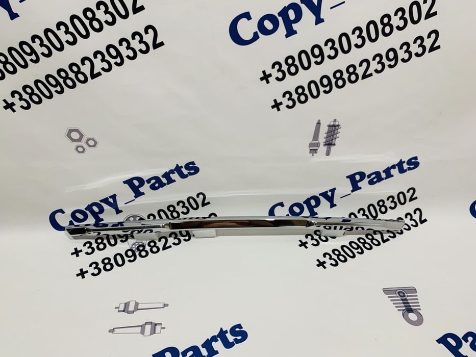 Хром молдінг бампера Nissan rogue 2017, 2018, 2019, 2020