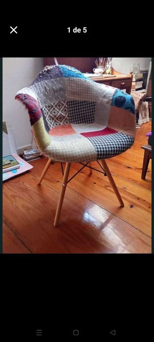 Cadeira estilo Eames