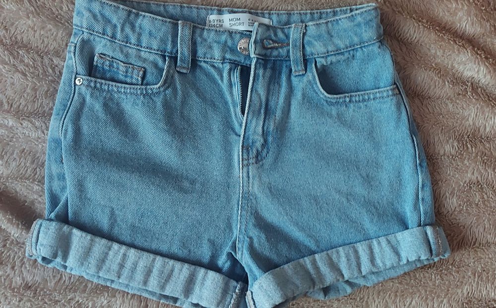 Шорти 2=250 джинсові МОМ для дівчинки ціна за 2 шт.