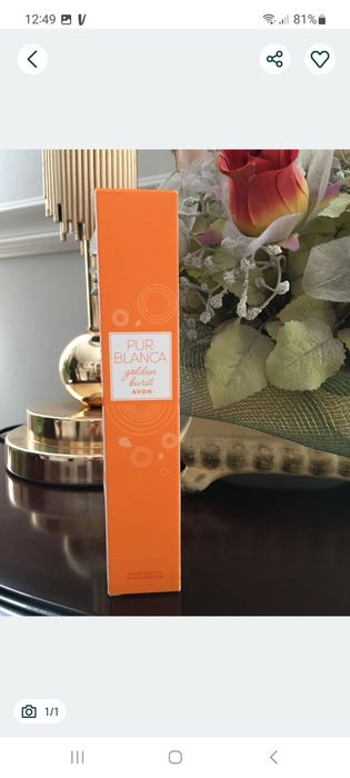 Avon woda toaletowa Pur Blanca Golden Burst 50 ml Nowa