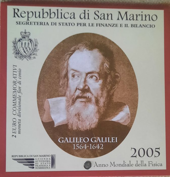 Moeda São Marino 2005 - Galileu
