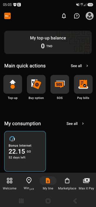 Karta sim orange Tunezja 21gb