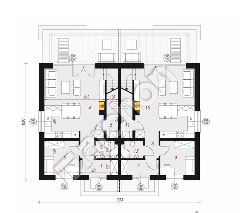 Bliźniak Laszczki 99m2 działka 500m2