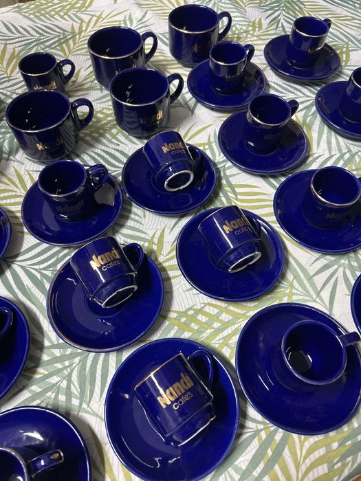 conjunto loiça azul