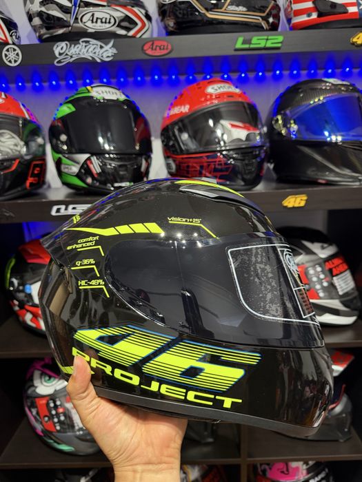 Capacete jockey rosa novo 90€ viseira espelhada