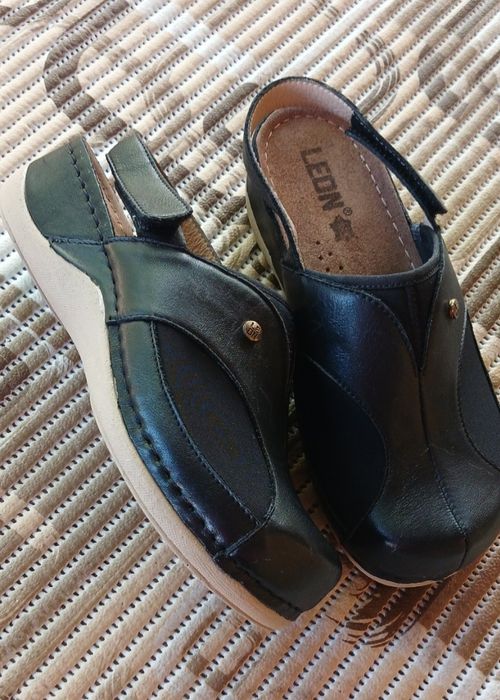 Сабо ортопедичні leon босоніжки 39 р шкіра стан нового взуття