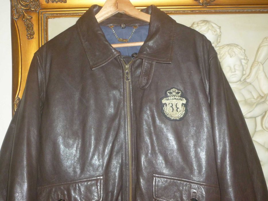 Pilotka-Billionaire-r-xl-skóra naturalna- ocieplenie-okazja-nowa-24tyś