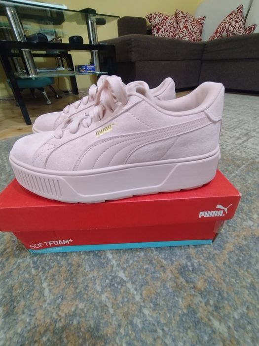 Puma Karmen – różowe sneakersy na platformie | rozmiar 40