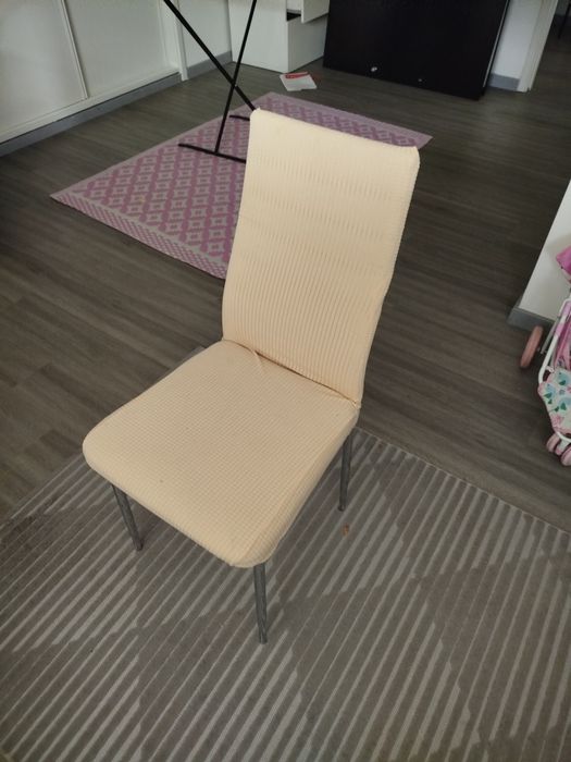 Mesa cozinha vidro laçado branco
