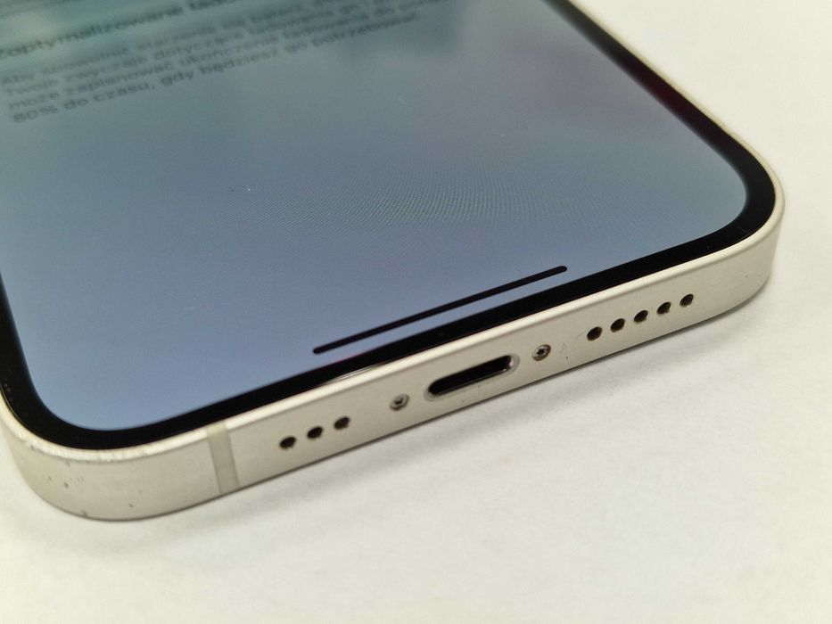 Iphone 12 128GB/ White/ Bat 80%/ Grade A- / Gwarancja + ładowarka