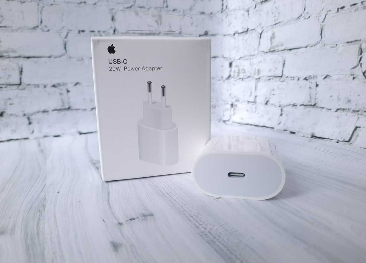 Блок питания живлення оригинальная зарядка на айфон 20w usb-c адаптер ...