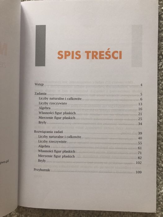 MATEMATYKA Zbiór zadań konkursowych dla klas 7-8 szkoły podstawowej