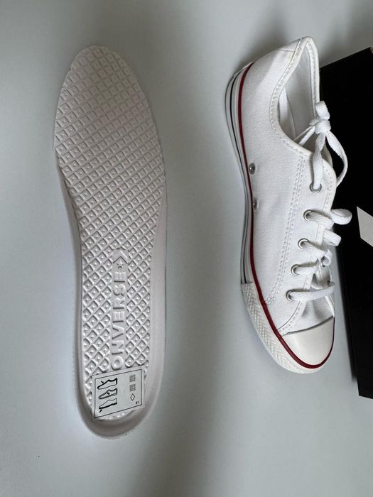Nowe trampki unisex CONVERSE białe 37,5