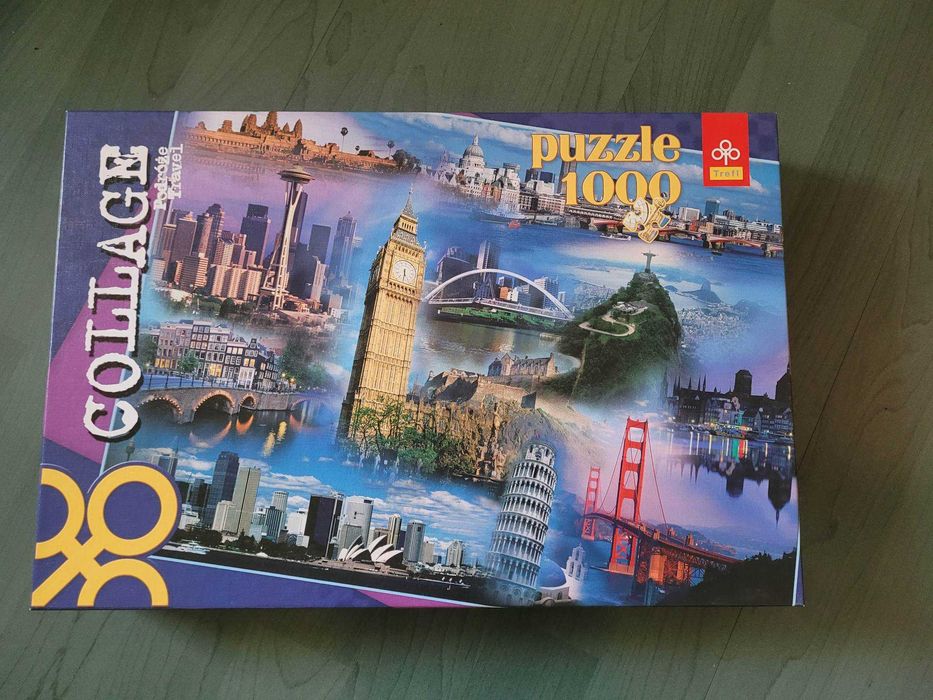 Puzzle trefl kolaż miast 1000 elementów