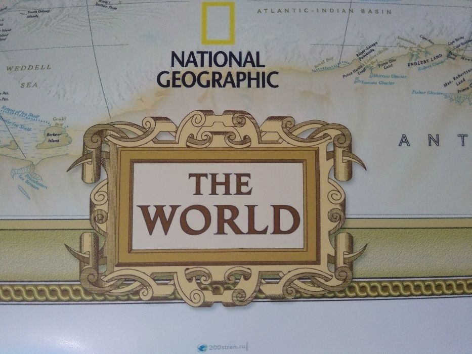 Карта мира на английском