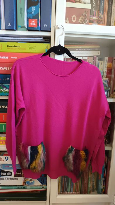 Camisola em rosa