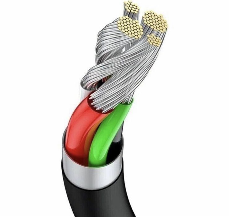 Кабель з чіпом Baseus USB to Type-C 66W 6А / 2 Метра / Швидка Зарядка