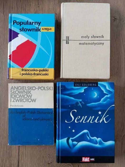 4 książki. Słowniki itp.