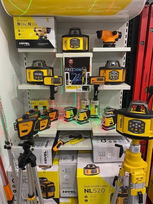 Niwelator Optyczny N32x Nivel System Łata Statyw Laser Optyk