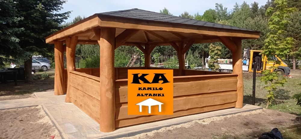 Altanka, Altana, Altanki, Altany na grubym balu ogrodowe