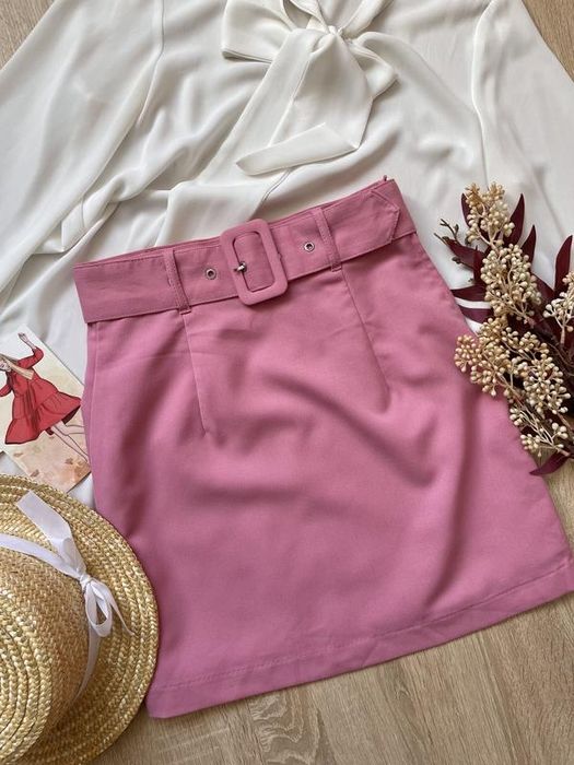 Розовая мини юбка H&M