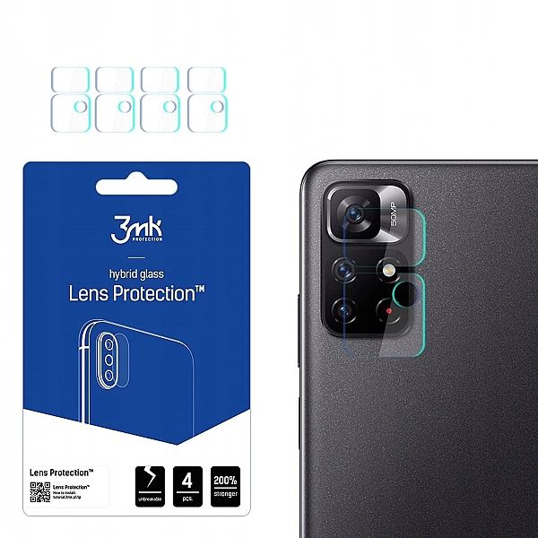 Szkło hybrydowe 3MK do Xiaomi Redmi Note 11S 5G / 11T 5G 4 szt.