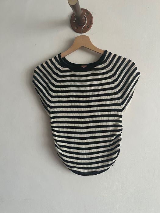 Free people Bluzka w paski czarno białe