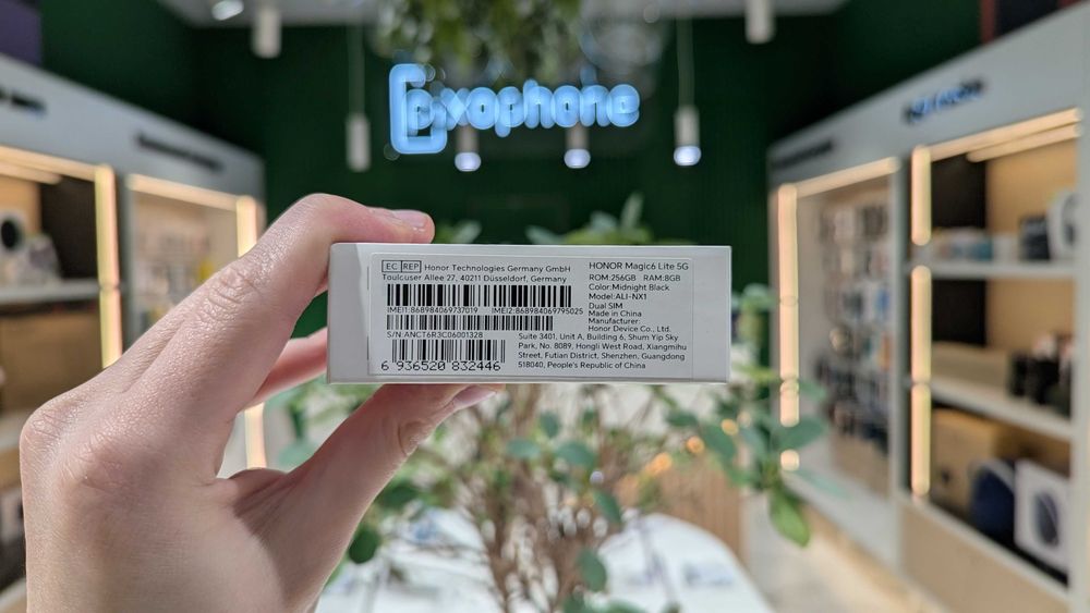 Магазин NEW Honor Magic6 Lite 8/256GB Midnight Black Гарантiя