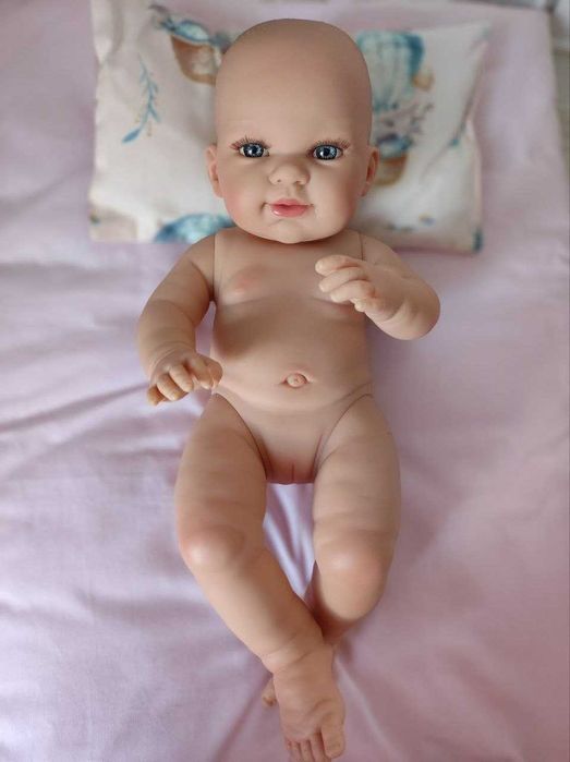 Лялька пупс без одягу дівчинка реборн Nines d`Onil, 37 см