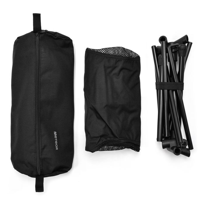 Krzesło składane meteor schelp czarny