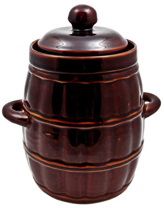 Beczka 3,2L z kołnierzem + POKRYWKA (HERMETYCZNA)