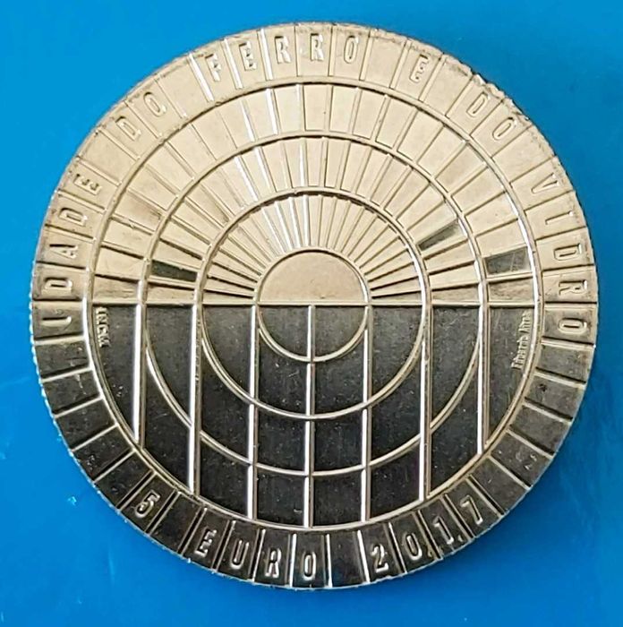 5 Euros de 2017, Portugal,  A Idade do Ferro e Vidro