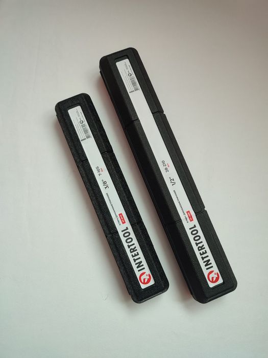 Динамометрический ключ  3/8 7-105 Nm. 1/2 - 28- 210 Nm  INTERTOOL