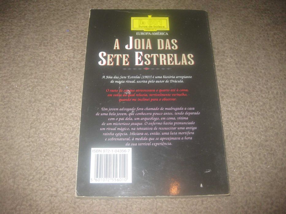 Livro "A Joia das Sete Estrelas" de Bram Stoker