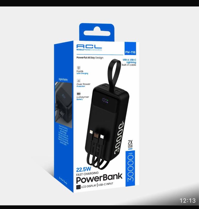 ЯКIСТНI Павербанки Linkage 30000mah  1499 грн швидка зар-ка лiхтар сп