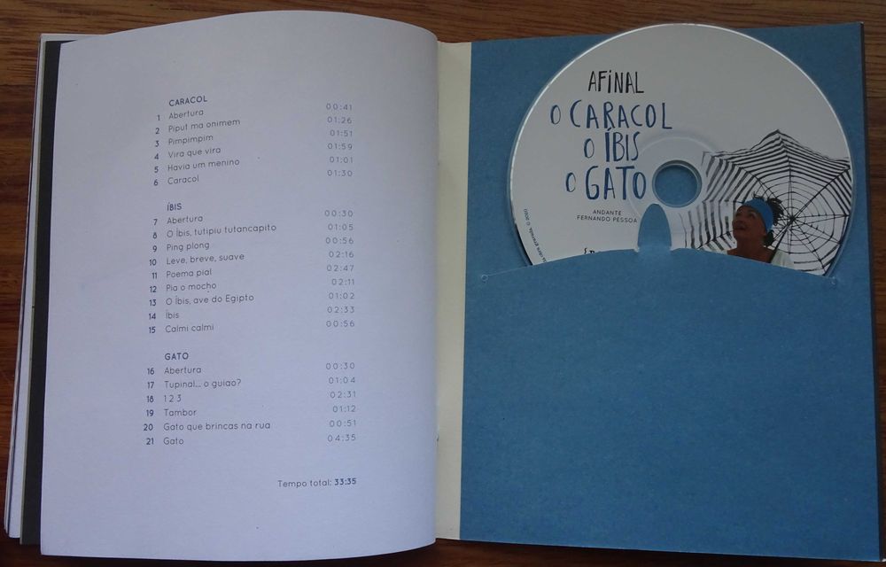 Afinal O Caracol O Íbis O Gato (Fernando Pessoa) - Inclui CD