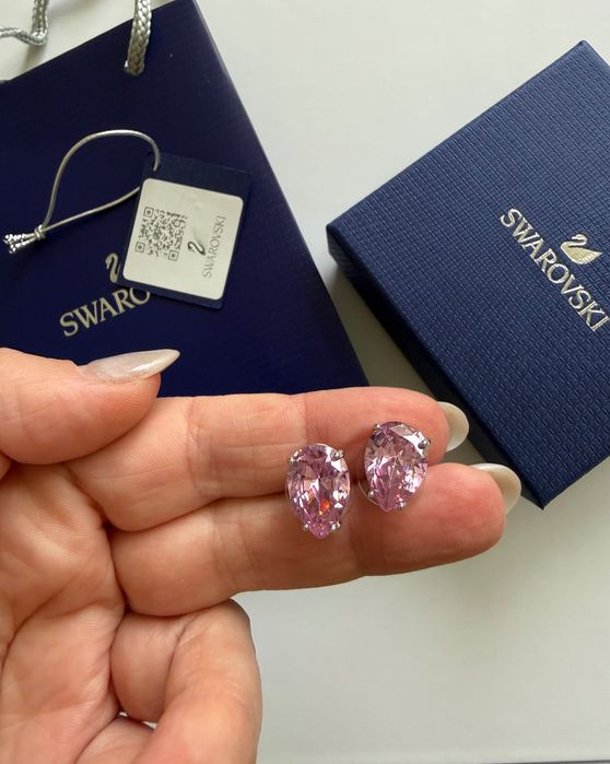 Оригінальні сережки Swarovski gema